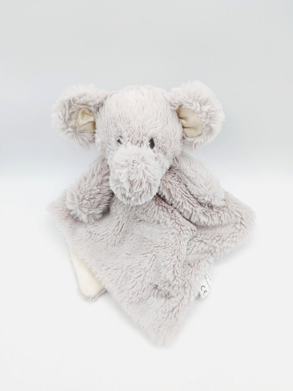 Kellytoy Gray Elephant Security Blanket Rattle Lovey 14"
